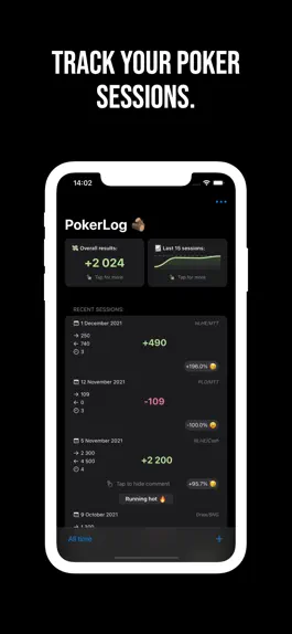 Game screenshot PokerLog - Уour poker score! mod apk