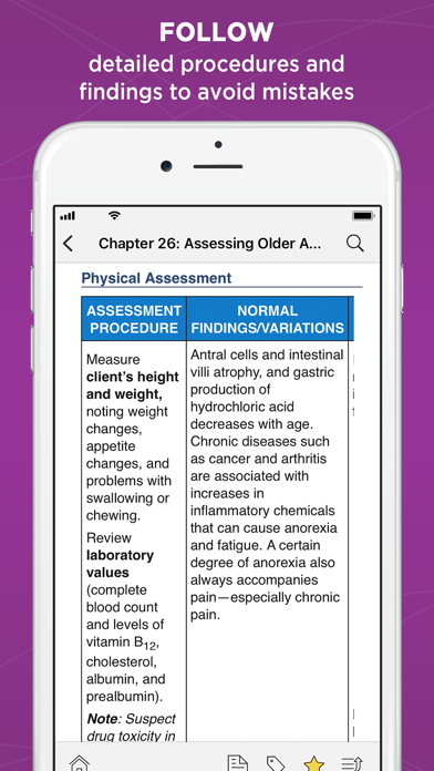 Weber: Nurse Health Assessment Screenshot