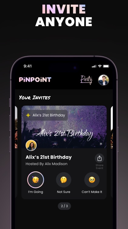 Pinpoint. The Party App. screenshot-3