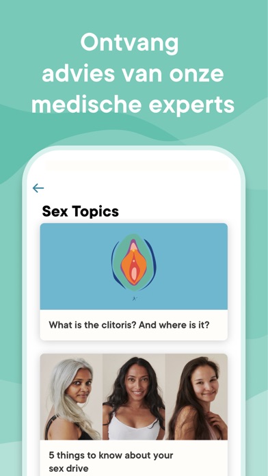 Clue Menstruatie Kalender iPhone app afbeelding 5