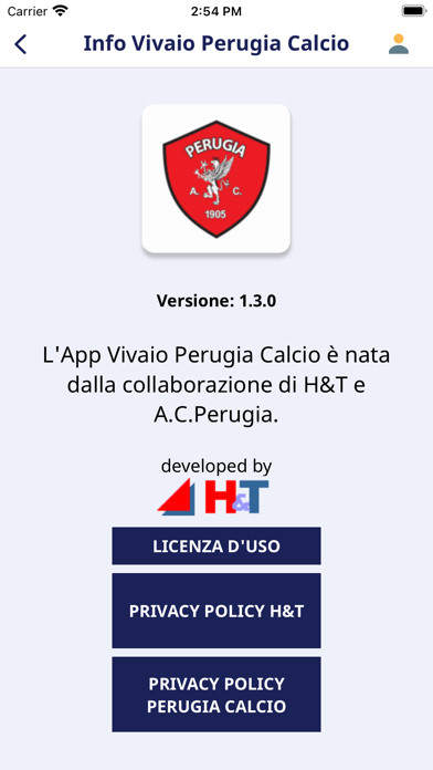 Screenshot of Vivaio Perugia Calcio3
