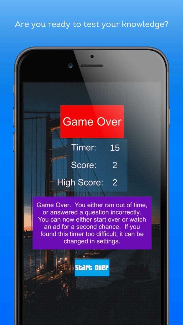 US States Trivia Quiz