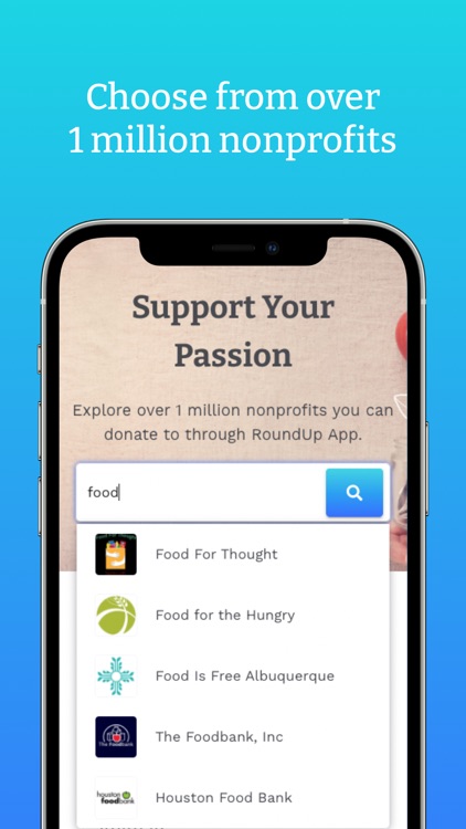 RoundUp App: Donate Change