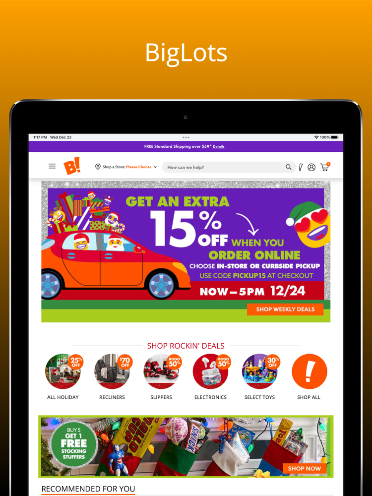 BigLots Big Lots App for iPhone Free Download BigLots Big Lots