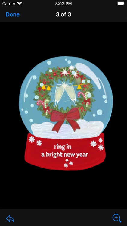 New Year And Xmas Stickers