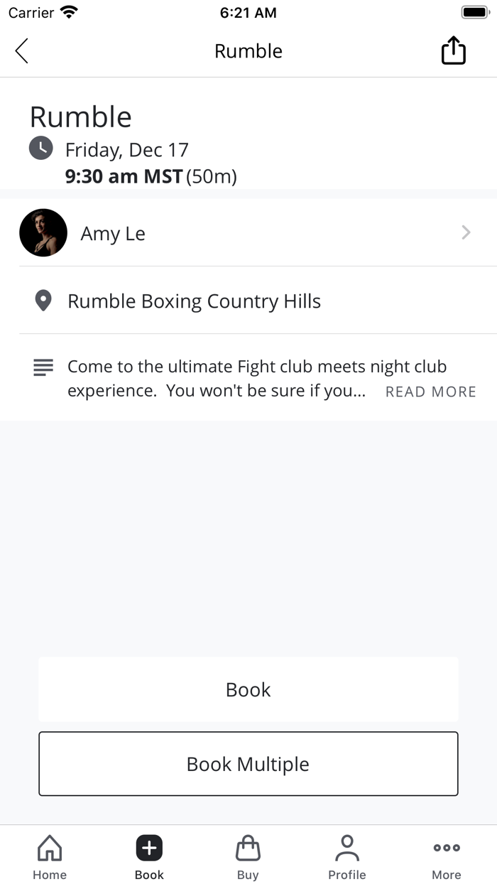 Rumble Boxing Inc.