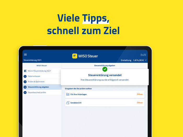WISO Steuer 2022 Tablet