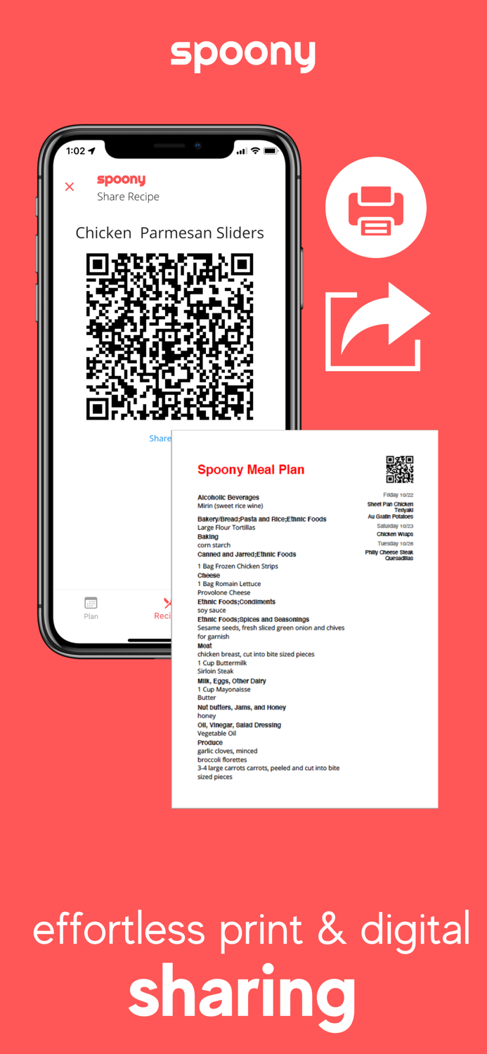 Spoony Simple Meal Planner