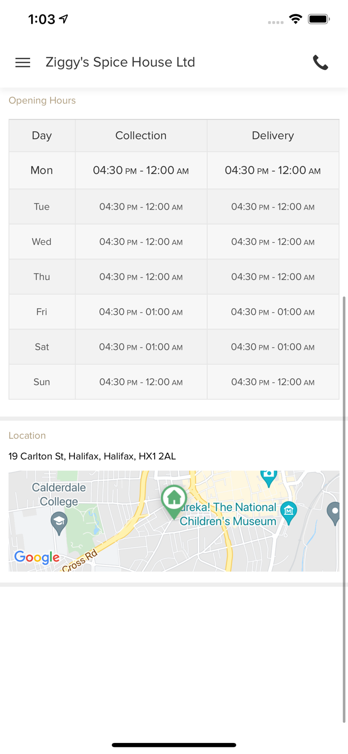 Ziggys Spice House Ltd