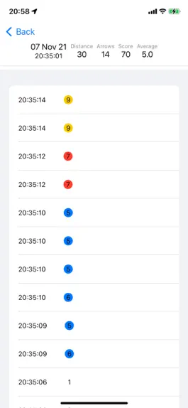 Game screenshot Archery scorebook apk