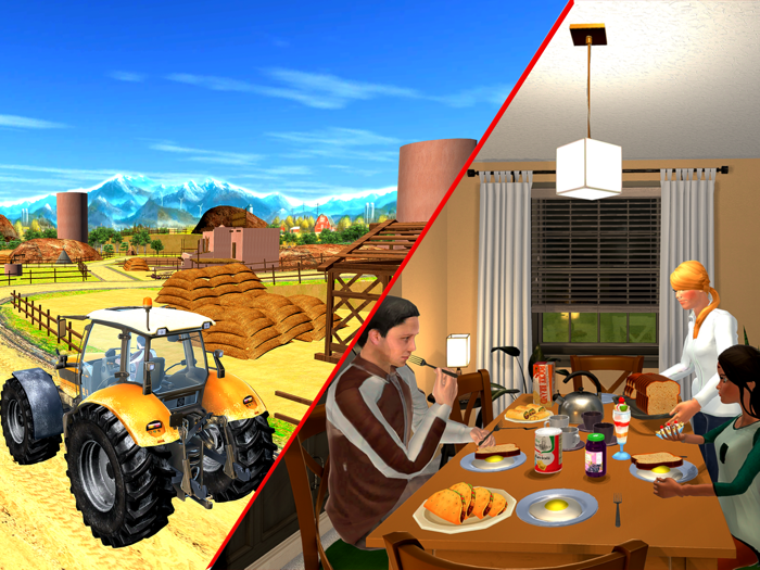Virtual Farmer Family Game