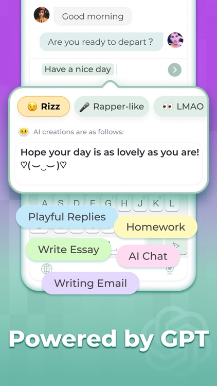 Rizz! Keyboard - AI Built Into Your Keyboard 