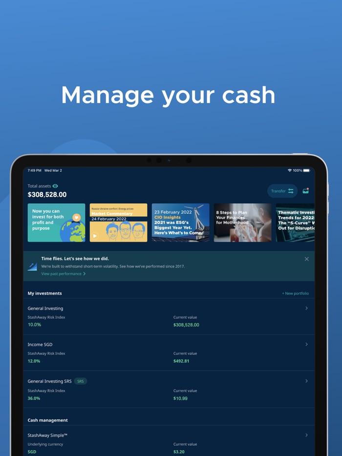 StashAway Simple Investing