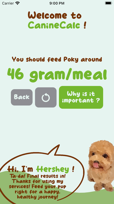 Screenshot #3 pour CanineCalc