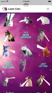 laser cats animated iphone screenshot 3