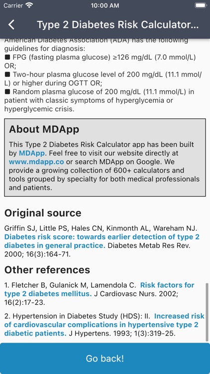 Type 2 Diabetes Risk Score screenshot-4