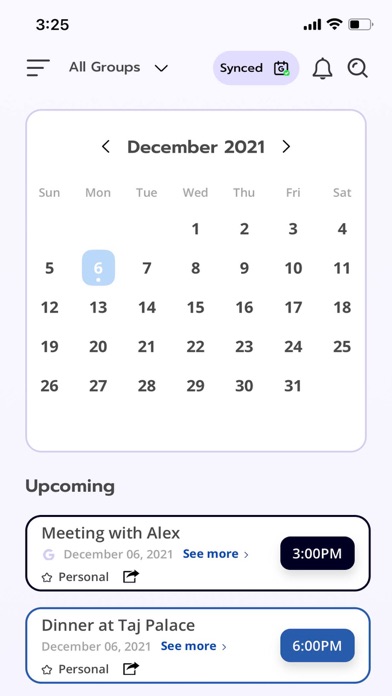 Screenshot #1 pour Sezzi - Social Calendar
