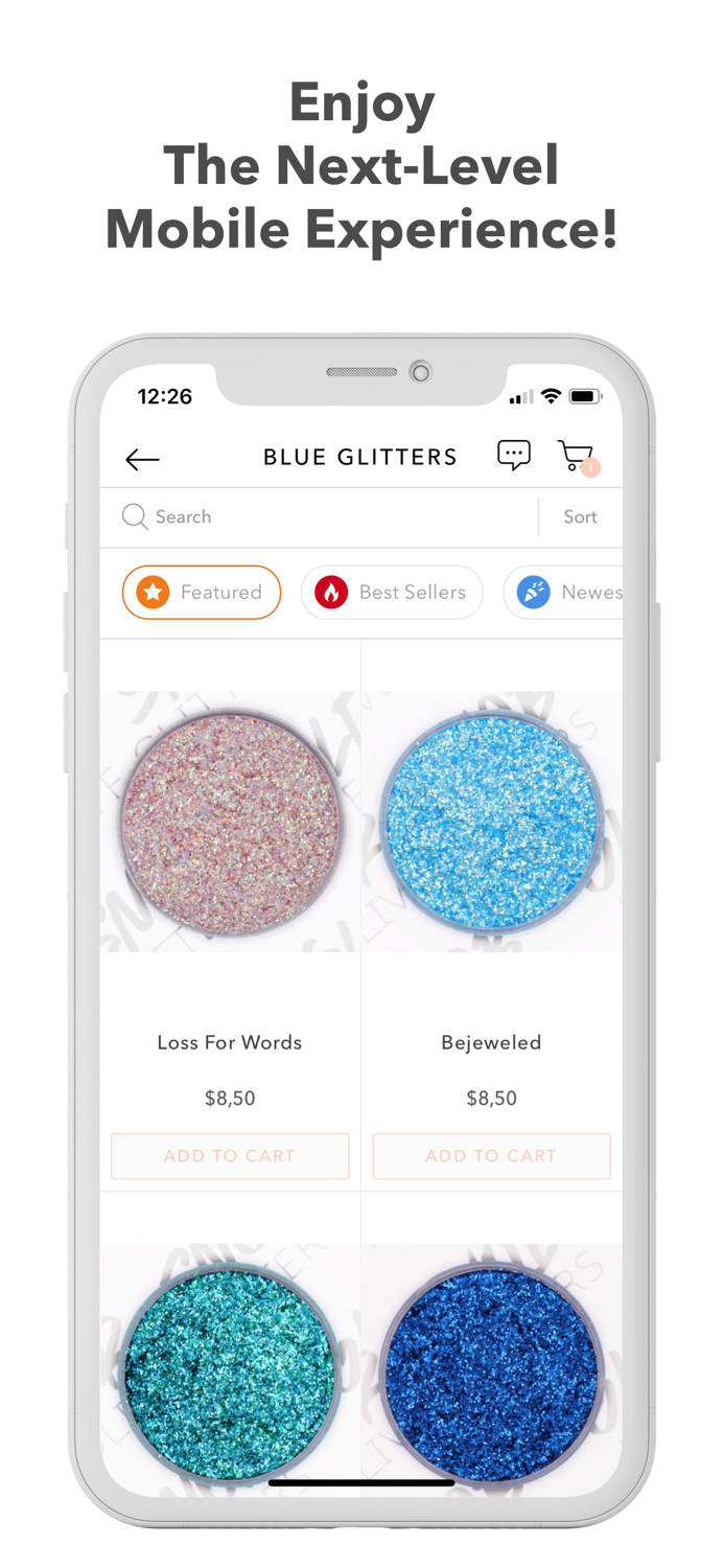 Peachy Olive Glitters