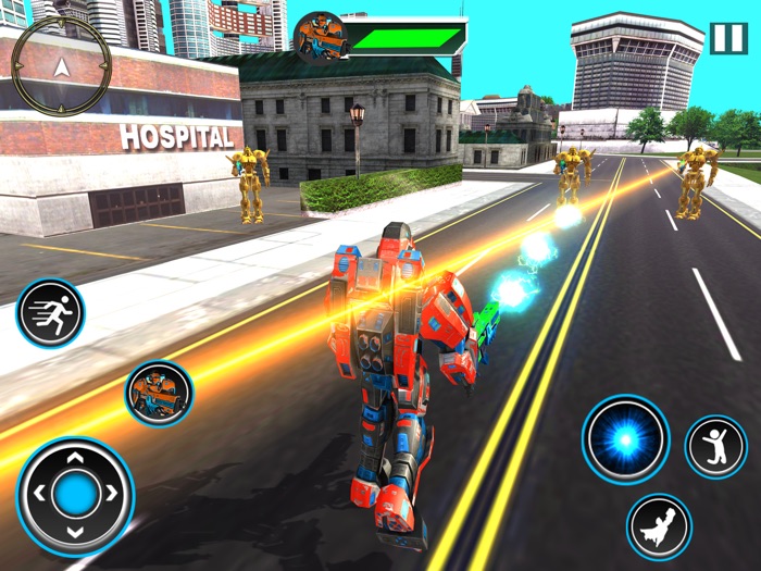 Robot Cars Simulator 3D War