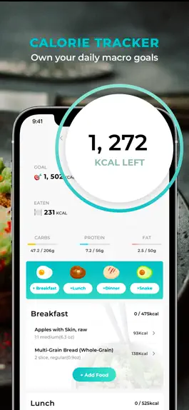 Game screenshot CaloMe:Calorie Counter&Tracker apk