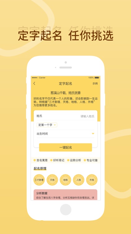 宝宝取名软件-智能起名打分