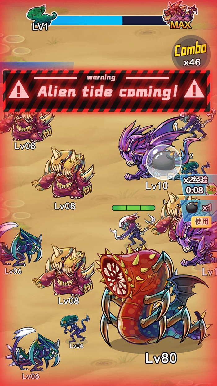 Alien Evolution-survival game