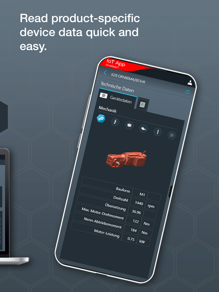 SEW DriveRadar IoT App