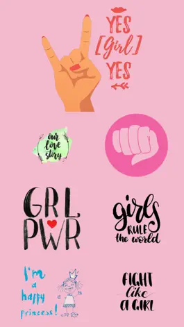 Game screenshot Girl Power Stickers! hack