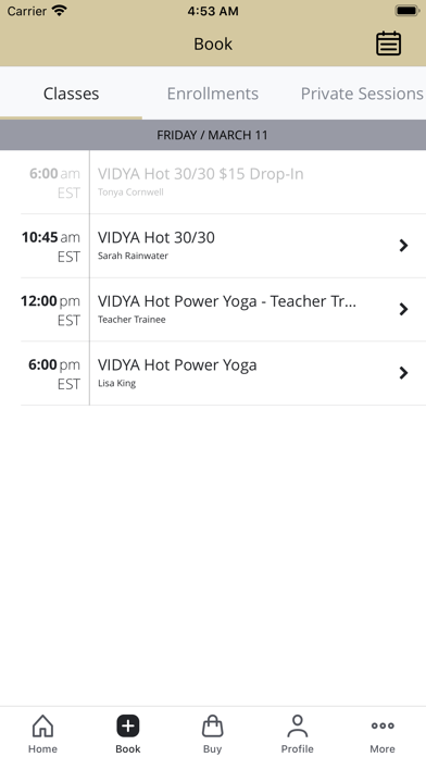 VIDYA Yoga and Fitness screenshot 2
