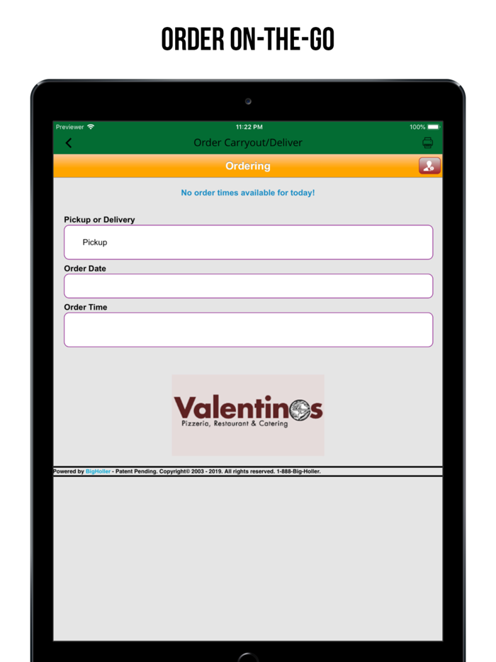 Valentinos Pizzeria Stowe, PA