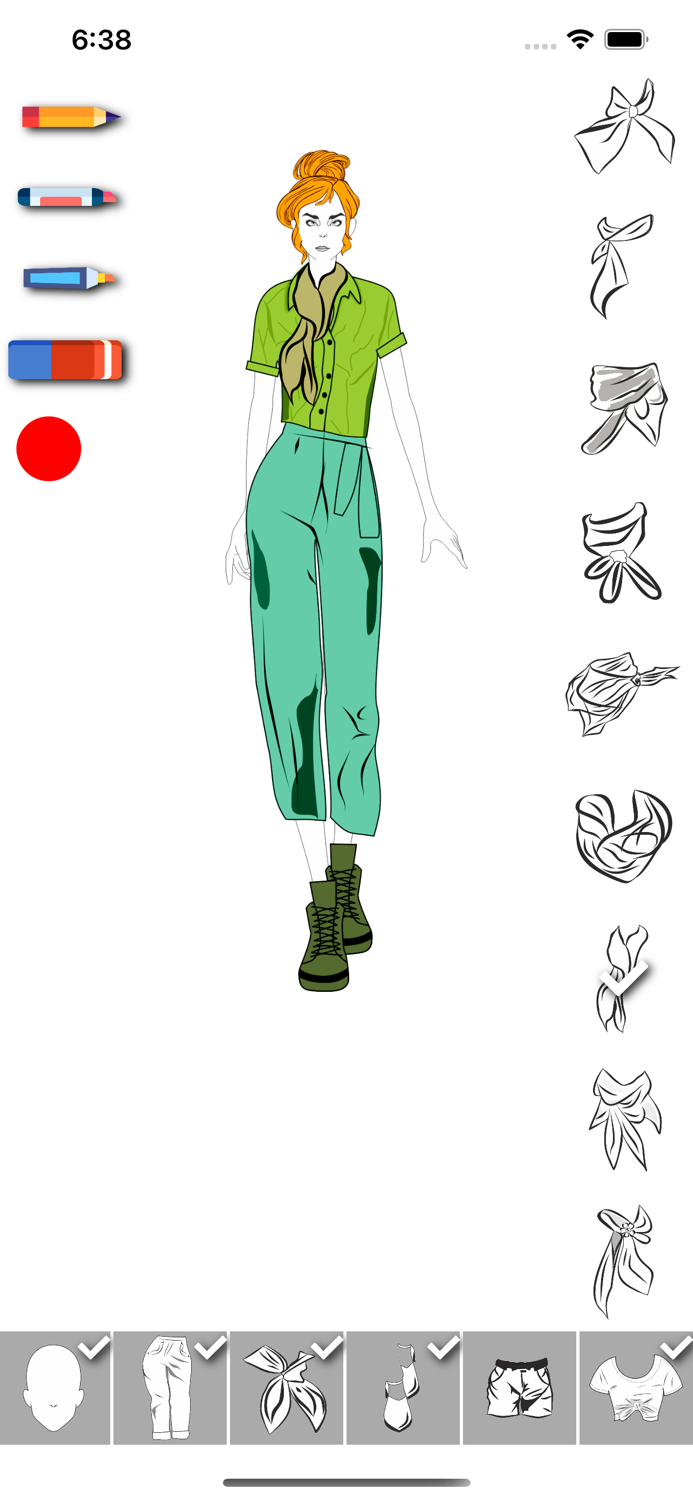 Fashion Design Dress up Sketch