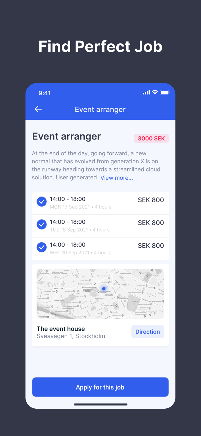 Safetly - Find guards easily