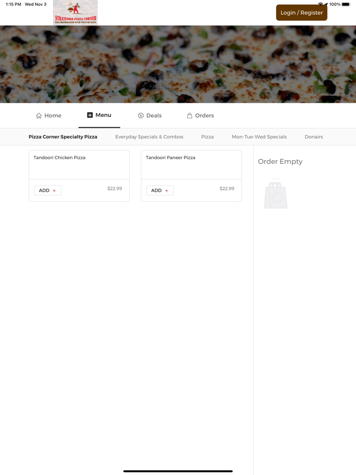 STRATFORD PIZZA CORNER