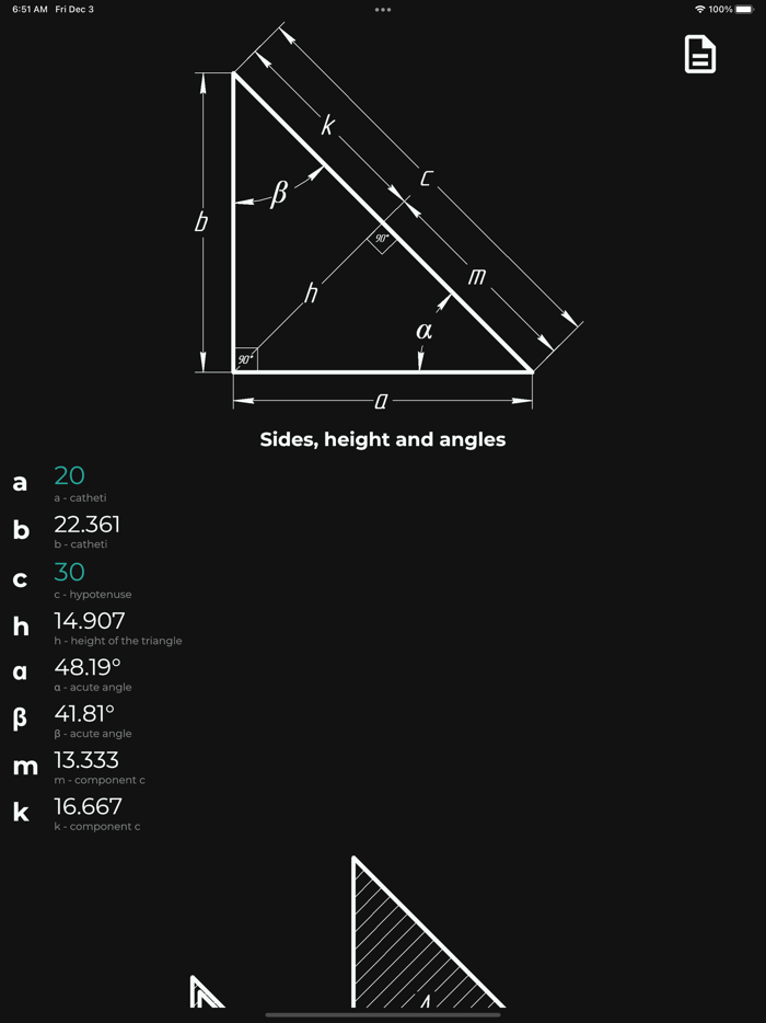 Triangle Angles Calculator