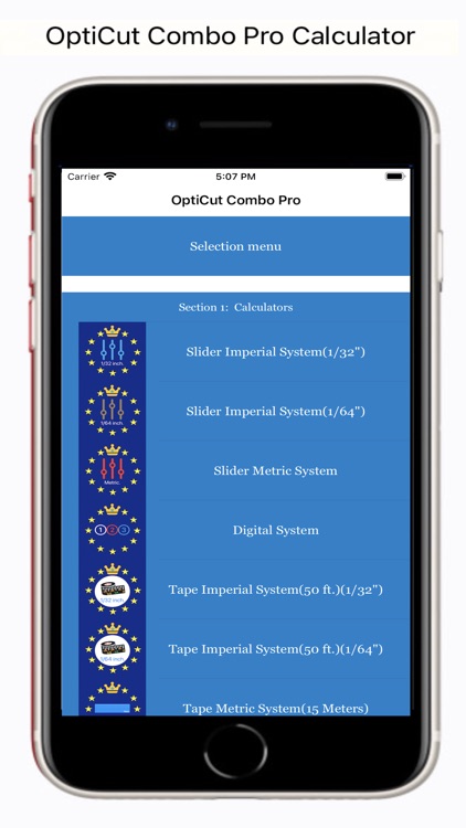 OptiCut Combo Pro Calculator