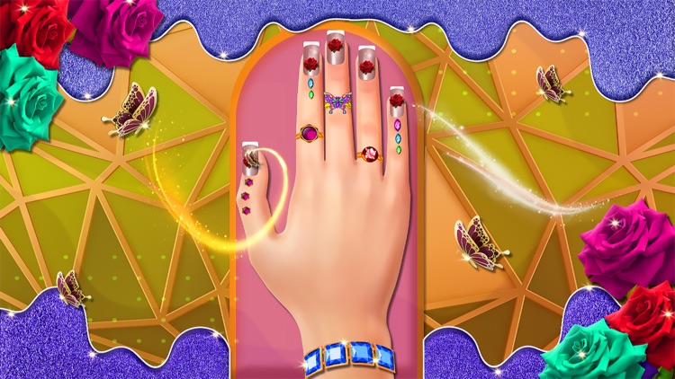 Nail Salon Girl Fashion Game screenshot-4