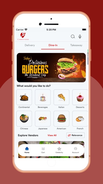 CarryFood Order screenshot-4