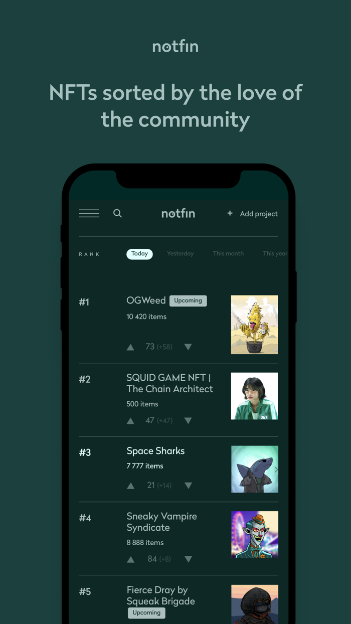 notfin New NFT  crypto art