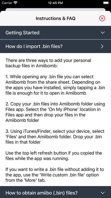 Amiibomb - NFC Tool for Amiibo screenshot-3