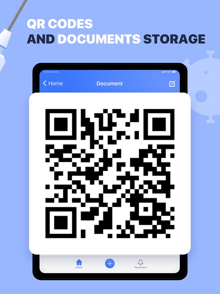 Vaccine QR Code and Card