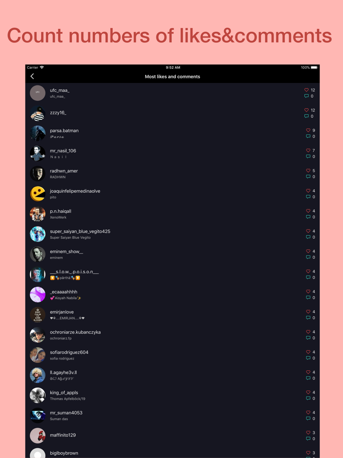 Reports - Followers Tracker