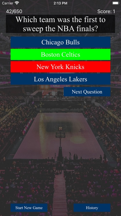 Basketball Trivia Pro 50fifty screenshot-6