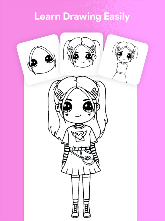 DrawCutie - Draw Cute Girls screenshot 4