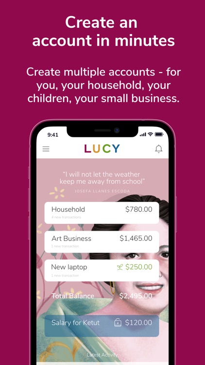 WeLucy: Mobile Money Account