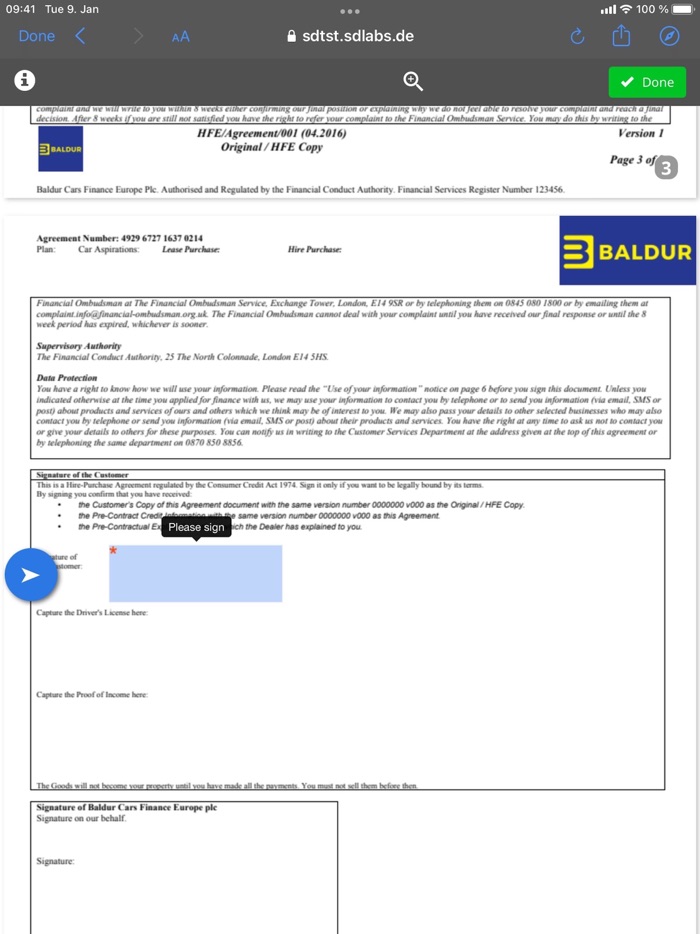 Kofax SignDoc Assistant