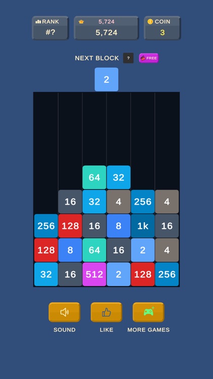 Drop Block - 2048 Merge Puzzle screenshot-5