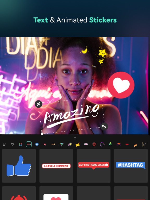 Filmora: Movie Maker, Editing Screenshots