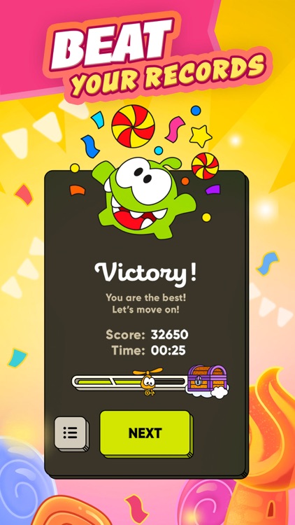 Om Nom: 3 Tiles Matching Game screenshot-3