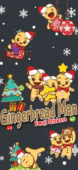 Game screenshot Gingerbread Man Emoji Stickers mod apk