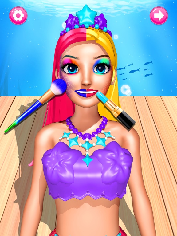Color Reveal Mermaid Games screenshot 4